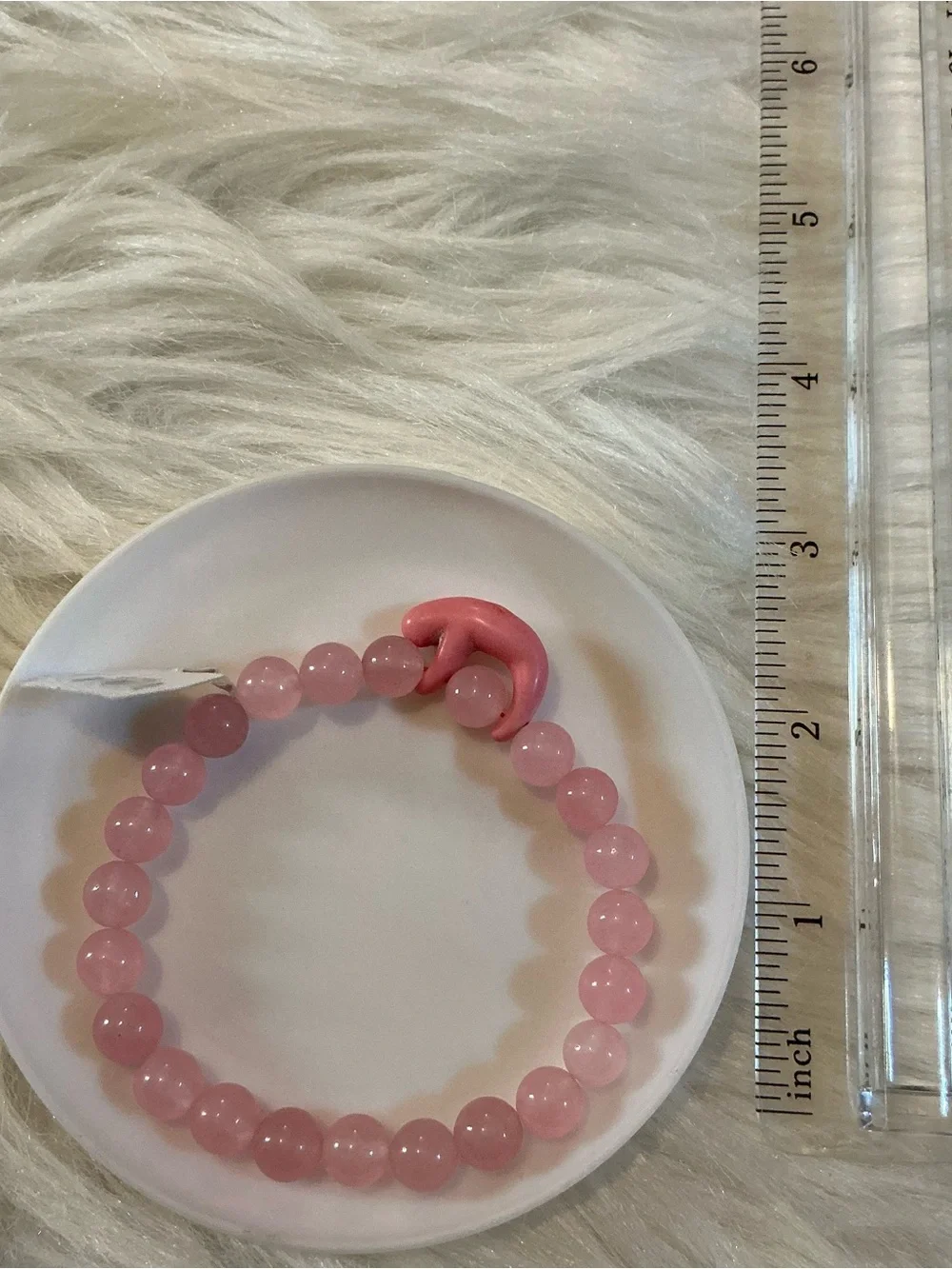 Fahlo pink sloth bead bracelet NWT